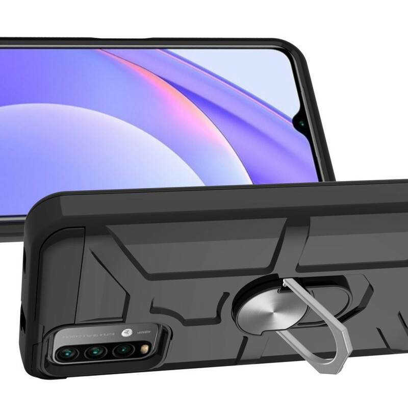 Coque Xiaomi Redmi 9T / Note 9 Anneau-Support Métallisée Coque Xiaomi Redmi 9T / Note 9 Anneau-Support Métallisée