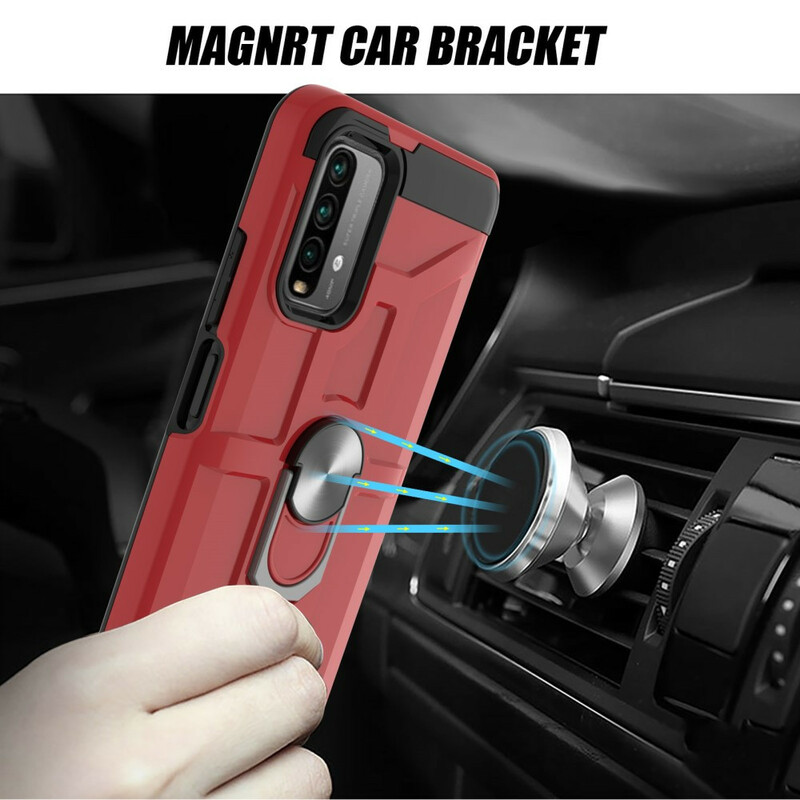Coque Xiaomi Redmi 9T / Note 9 Anneau-Support Métallisée Coque Xiaomi Redmi 9T / Note 9 Anneau-Support Métallisée