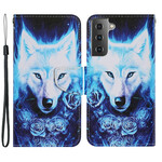 Housse Samsung Galaxy S21 FE Loup Blanc Housse Samsung Galaxy S21 FE Loup Blanc