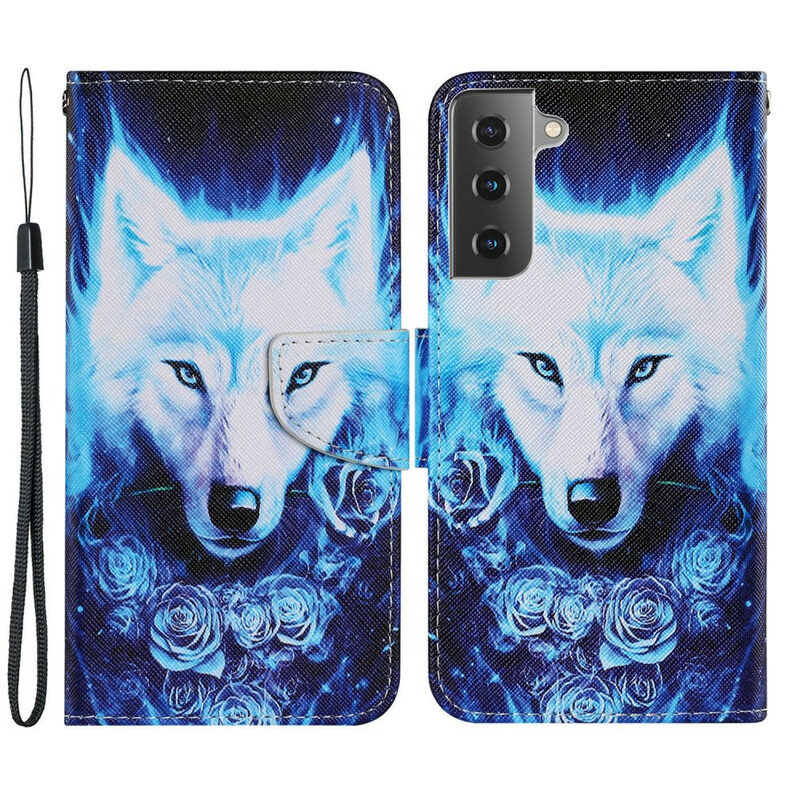 Housse Samsung Galaxy S21 FE Loup Blanc Housse Samsung Galaxy S21 FE Loup Blanc