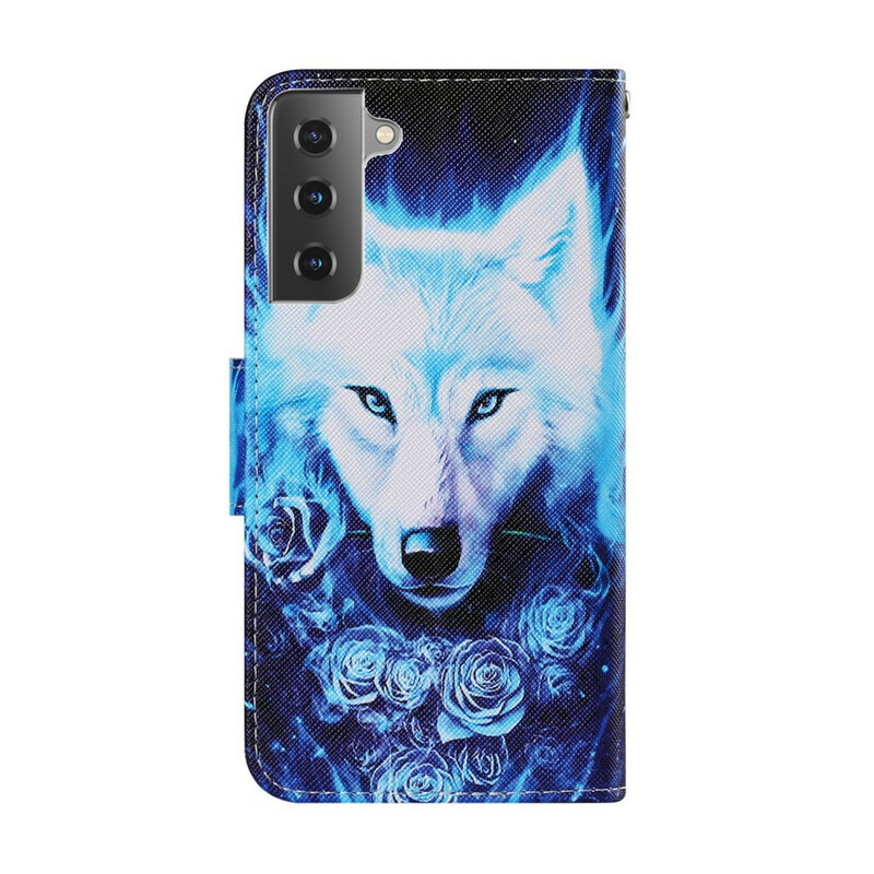 Housse Samsung Galaxy S21 FE Loup Blanc Housse Samsung Galaxy S21 FE Loup Blanc