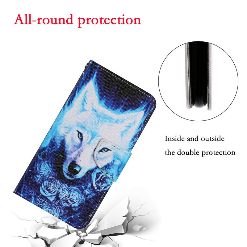 Housse Samsung Galaxy S21 FE Loup Blanc Housse Samsung Galaxy S21 FE Loup Blanc