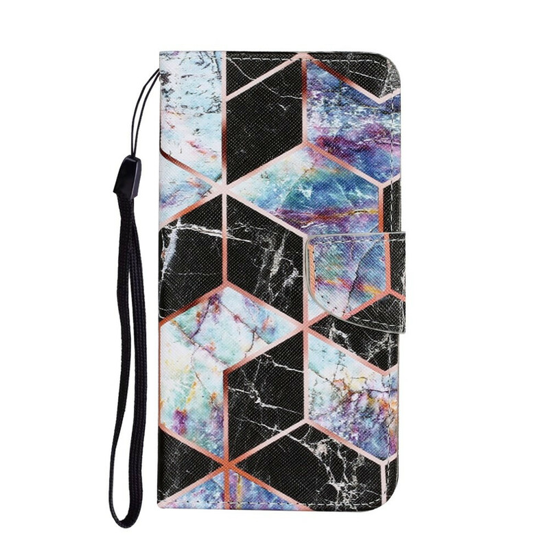 Housse Samsung Galaxy S21 FE Style Marbre Géométrique Housse Samsung Galaxy S21 FE Style Marbre Géométrique