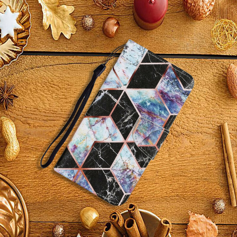 Housse Samsung Galaxy S21 FE Style Marbre Géométrique Housse Samsung Galaxy S21 FE Style Marbre Géométrique
