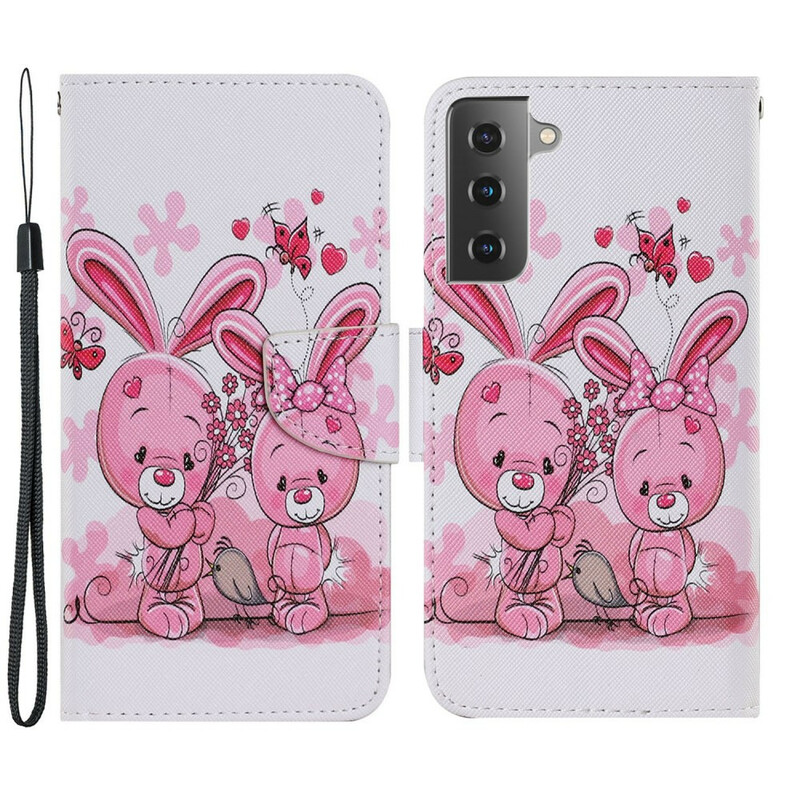 Housse Samsung Galaxy S21 FE Lapins