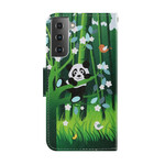 Housse Samsung Galaxy S21 FE Promenade de Panda