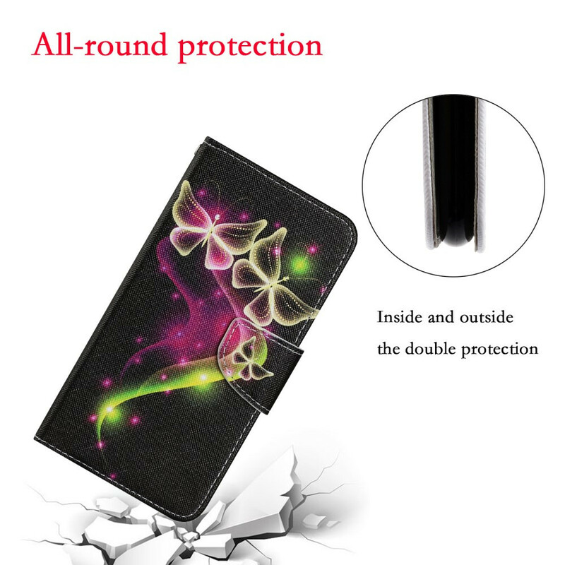 Housse Samsung Galaxy S21 FE Papillons Magiques Housse Samsung Galaxy S21 FE Papillons Magiques