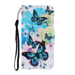 Housse Samsung Galaxy S21 FE Papillons et Fleurs d'Été Housse Samsung Galaxy S21 FE Papillons et Fleurs d'Été