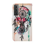 Housse Samsung Galaxy S21 FE Aquarelle Attrape Rêves