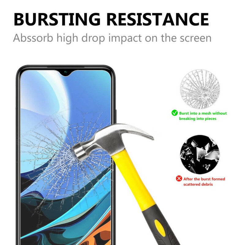 Protection verre trempé 2.5D pour écran du Xiaomi Redmi 9T / Note 9