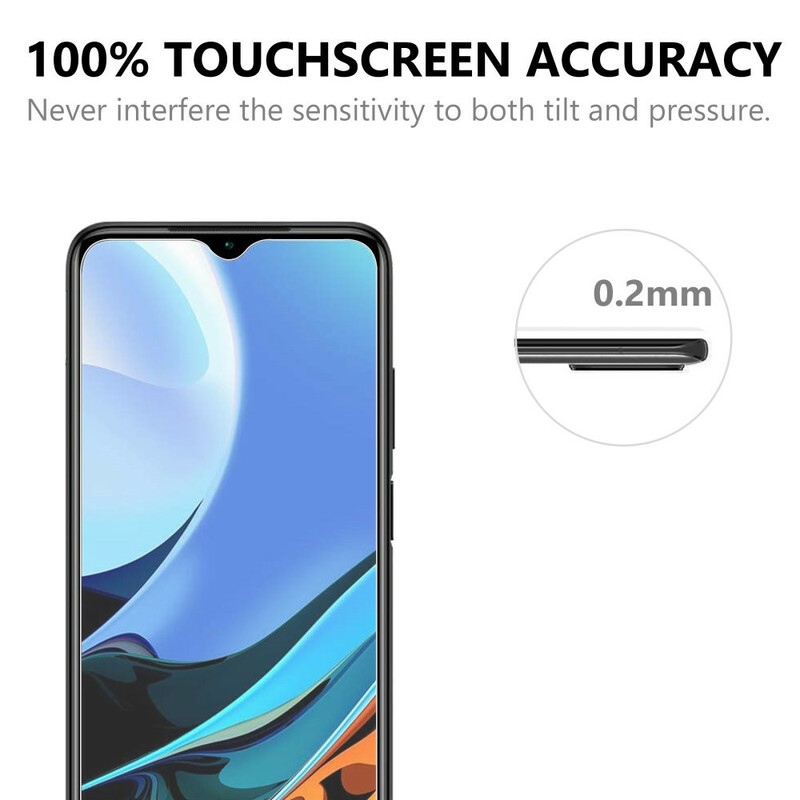 Protection verre trempé 2.5D pour écran du Xiaomi Redmi 9T / Note 9