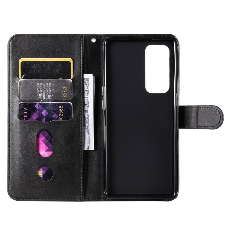 Housse Oppo Find X3 Neo Vintage Porte-Monnaie Housse Oppo Find X3 Neo Vintage Porte-Monnaie