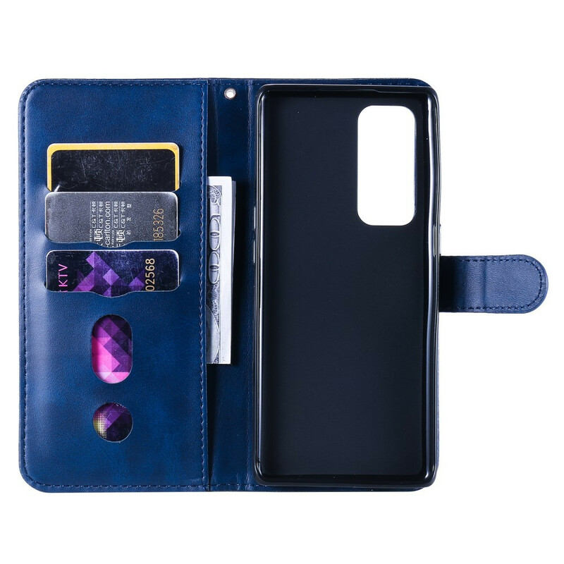 Housse Oppo Find X3 Neo Vintage Porte-Monnaie