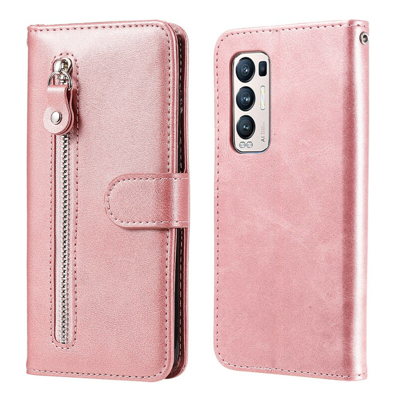 Housse Oppo Find X3 Neo Vintage Porte-Monnaie