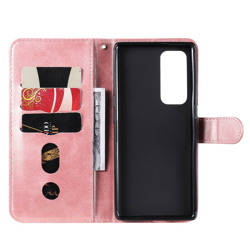 Housse Oppo Find X3 Neo Vintage Porte-Monnaie