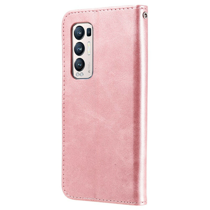 Housse Oppo Find X3 Neo Vintage Porte-Monnaie