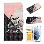 Housse Samsung Galaxy S21 FE Life Laugh Love Housse Samsung Galaxy S21 FE Life Laugh Love