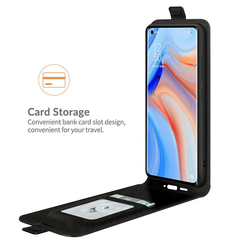Housse Oppo Find X3 Neo Rabat Vertical Effet Cuir Housse Oppo Find X3 Neo Rabat Vertical Effet Cuir