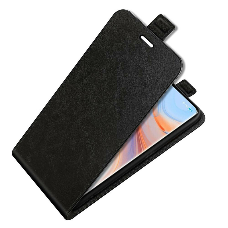 Housse Oppo Find X3 Neo Rabat Vertical Effet Cuir Housse Oppo Find X3 Neo Rabat Vertical Effet Cuir