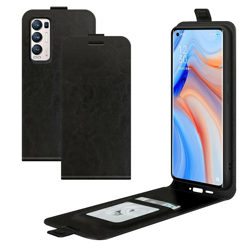 Housse Oppo Find X3 Neo Rabat Vertical Effet Cuir Housse Oppo Find X3 Neo Rabat Vertical Effet Cuir