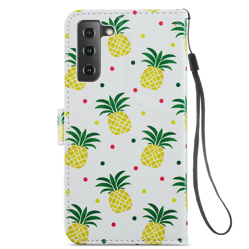 Housse Samsung Galaxy S21 FE Multiples Ananas