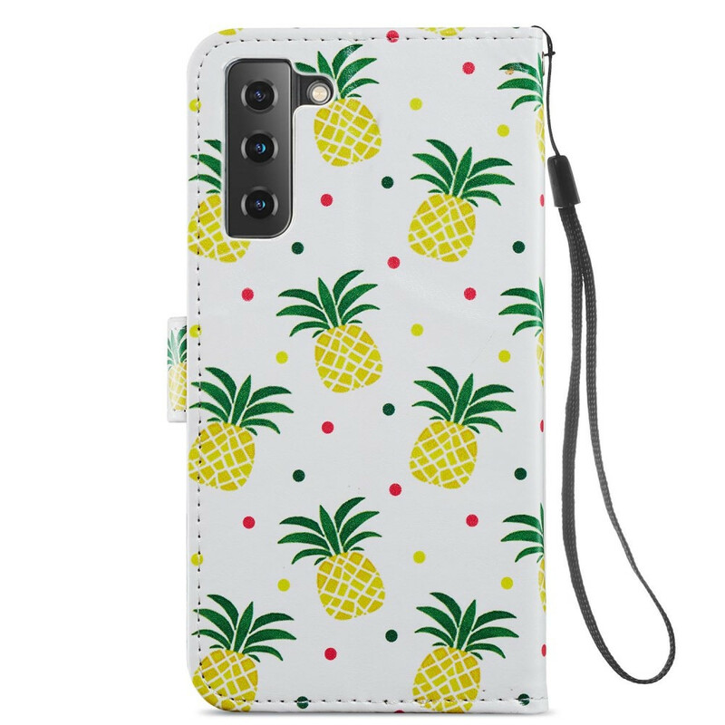 Housse Samsung Galaxy S21 FE Multiples Ananas Housse Samsung Galaxy S21 FE Multiples Ananas