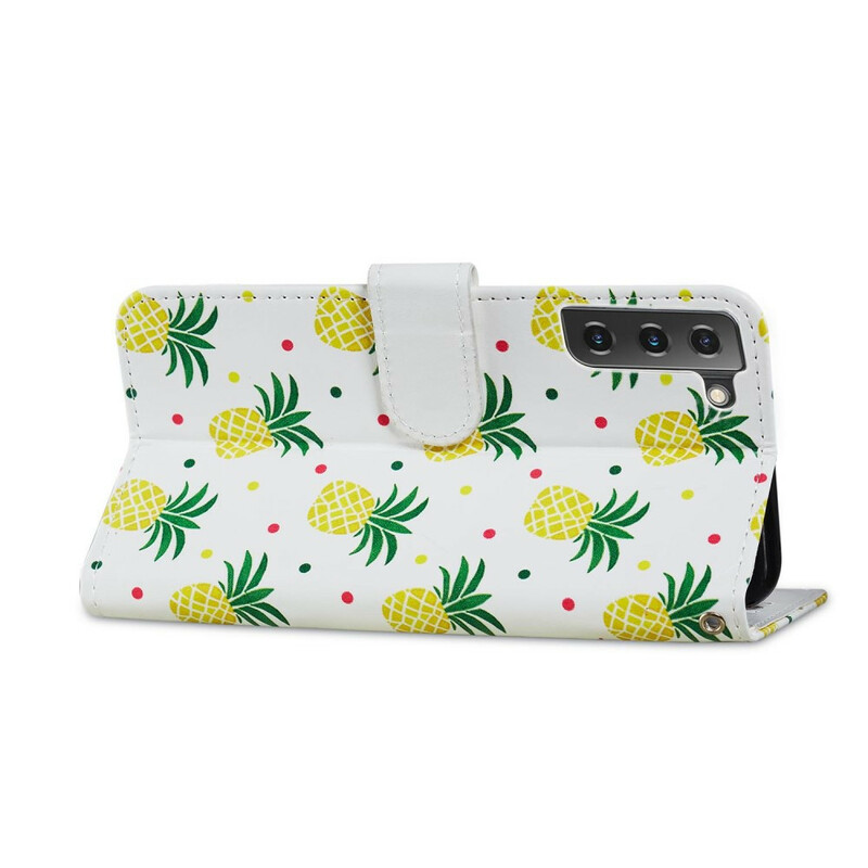 Housse Samsung Galaxy S21 FE Multiples Ananas