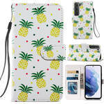 Housse Samsung Galaxy S21 FE Multiples Ananas Housse Samsung Galaxy S21 FE Multiples Ananas
