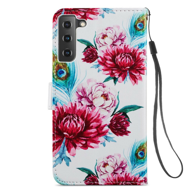 Housse Samsung Galaxy S21 FE Fleurs Intenses Housse Samsung Galaxy S21 FE Fleurs Intenses