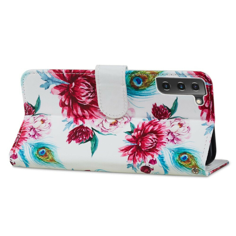 Housse Samsung Galaxy S21 FE Fleurs Intenses Housse Samsung Galaxy S21 FE Fleurs Intenses
