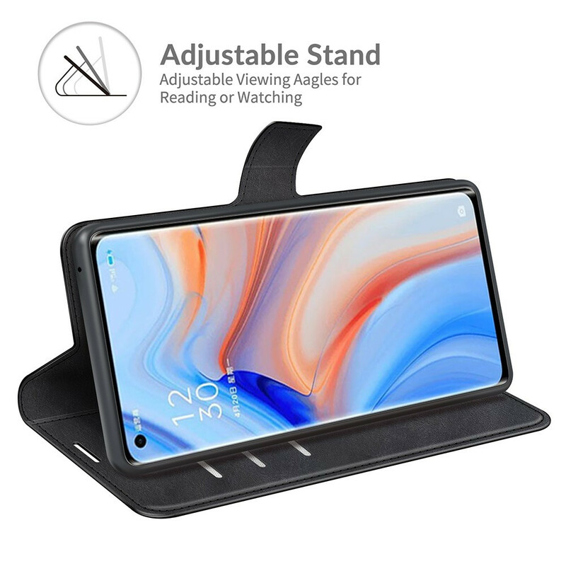 Housse Oppo Find X3 Neo Effet Cuir Slim Extrême Housse Oppo Find X3 Neo Effet Cuir Slim Extrême
