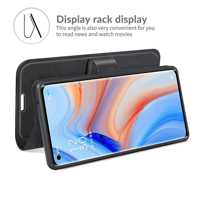Housse Oppo Find X3 Neo Effet Cuir Slim Extrême Housse Oppo Find X3 Neo Effet Cuir Slim Extrême