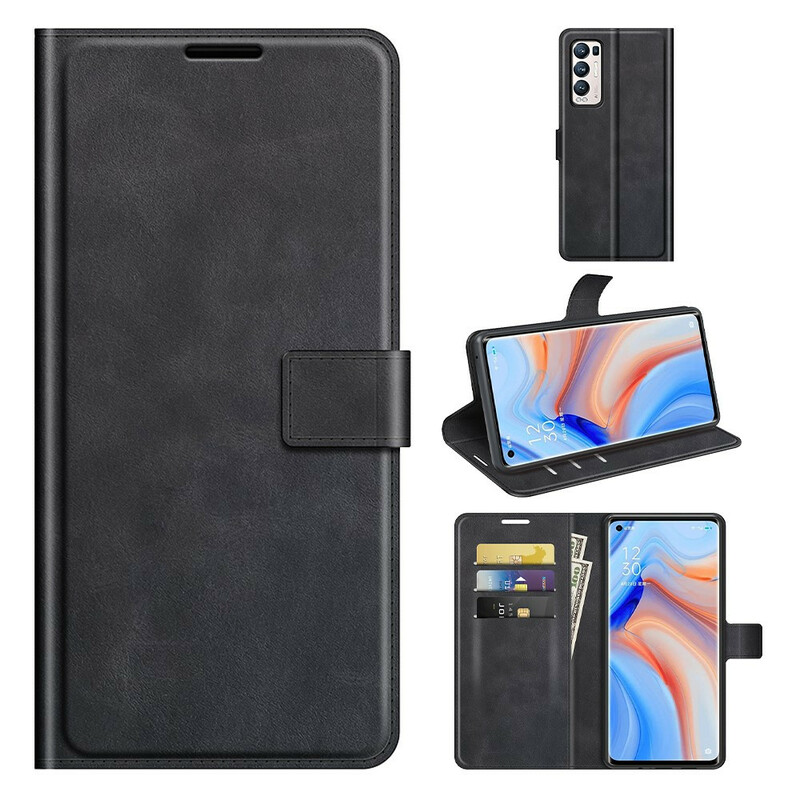 Housse Oppo Find X3 Neo Effet Cuir Slim Extrême Housse Oppo Find X3 Neo Effet Cuir Slim Extrême