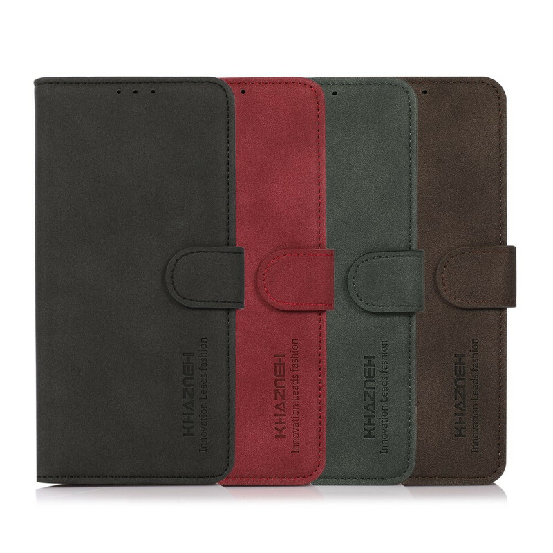 Housse Samsung Galaxy S21 FE Effet Cuir Texture KHAZNEH Housse Samsung Galaxy S21 FE Effet Cuir Texture KHAZNEH