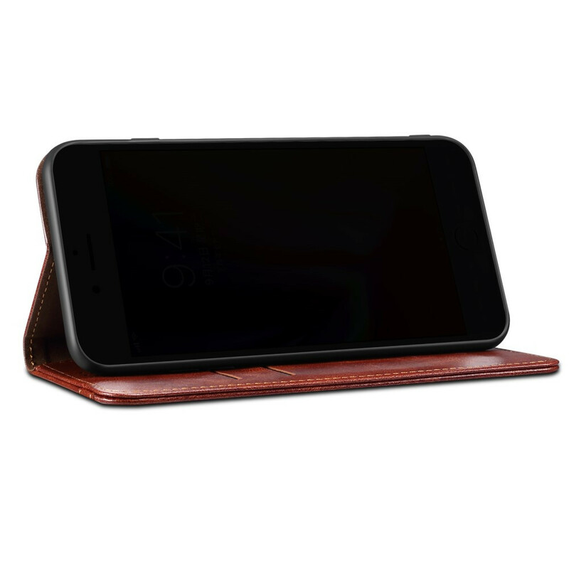 Flip Cover Samsung Galaxy S21 FE Simili Cuir Ciré Flip Cover Samsung Galaxy S21 FE Simili Cuir Ciré