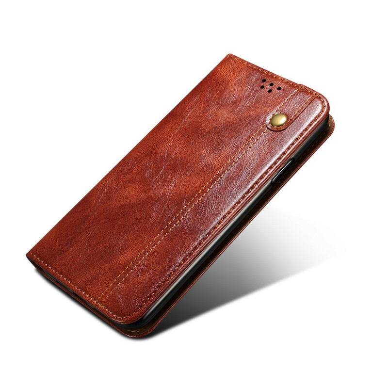 Flip Cover Samsung Galaxy S21 FE Simili Cuir Ciré Flip Cover Samsung Galaxy S21 FE Simili Cuir Ciré