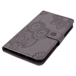Housse Samsung Galaxy S21 FE Hibou Mandala et Lanière Housse Samsung Galaxy S21 FE Hibou Mandala et Lanière