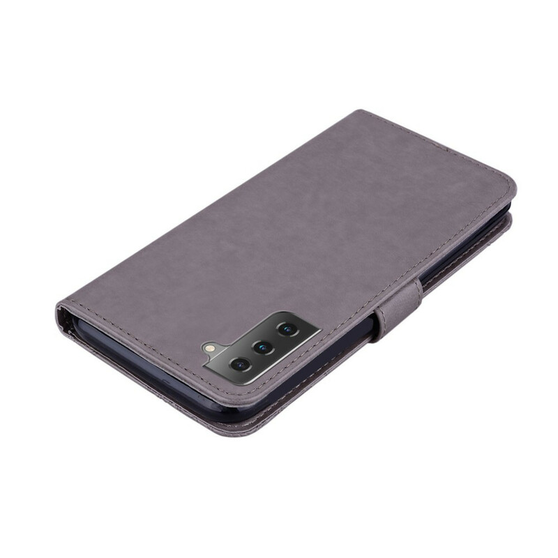 Housse Samsung Galaxy S21 FE Hibou Mandala et Lanière Housse Samsung Galaxy S21 FE Hibou Mandala et Lanière