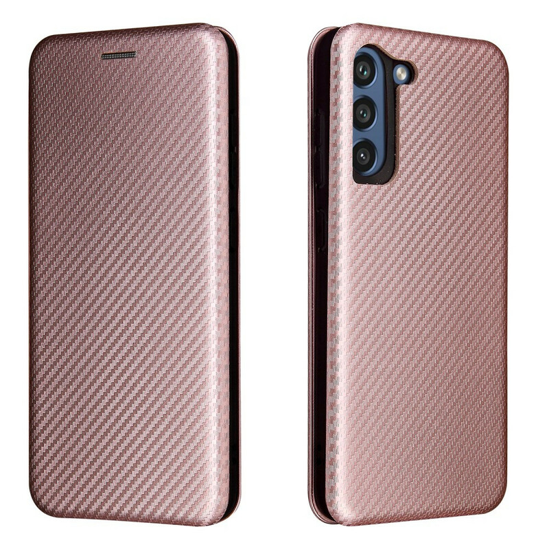 Flip Cover Samsung Galaxy S21 FE Fibre Carbone Flip Cover Samsung Galaxy S21 FE Fibre Carbone