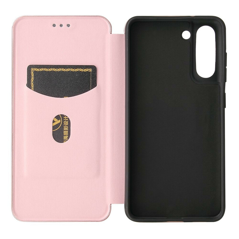 Flip Cover Samsung Galaxy S21 FE Fibre Carbone Flip Cover Samsung Galaxy S21 FE Fibre Carbone