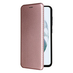 Flip Cover Samsung Galaxy S21 FE Fibre Carbone