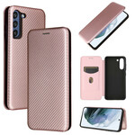 Flip Cover Samsung Galaxy S21 FE Fibre Carbone Flip Cover Samsung Galaxy S21 FE Fibre Carbone