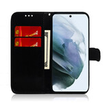 Housse Samsung Galaxy S21 FE Simili Cuir Couverture MIroir Housse Samsung Galaxy S21 FE Simili Cuir Couverture MIroir