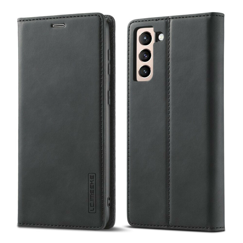 Flip Cover Samsung Galaxy S21 FE LC.IMEEKE Futur Flip Cover Samsung Galaxy S21 FE LC.IMEEKE Futur
