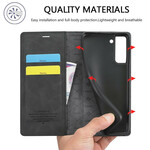 Flip Cover Samsung Galaxy S21 FE LC.IMEEKE Futur Flip Cover Samsung Galaxy S21 FE LC.IMEEKE Futur