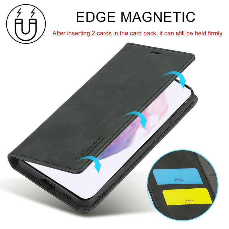 Flip Cover Samsung Galaxy S21 FE LC.IMEEKE Futur Flip Cover Samsung Galaxy S21 FE LC.IMEEKE Futur