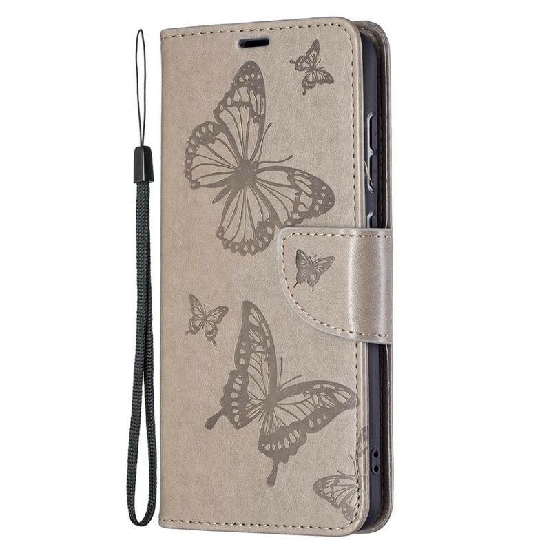 Housse Samsung Galaxy S21 FE Les Papillons en Vol avec Lanière Housse Samsung Galaxy S21 FE Les Papillons en Vol avec Lanière