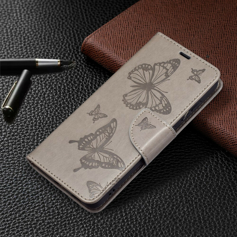 Housse Samsung Galaxy S21 FE Les Papillons en Vol avec Lanière Housse Samsung Galaxy S21 FE Les Papillons en Vol avec Lanière