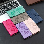 Housse Samsung Galaxy S21 FE Les Papillons en Vol avec Lanière Housse Samsung Galaxy S21 FE Les Papillons en Vol avec Lanière