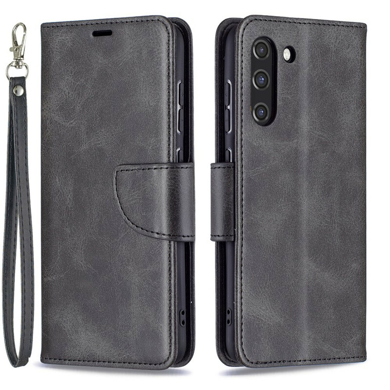 Housse Samsung Galaxy S21 FE Lisse Rabat Oblique Housse Samsung Galaxy S21 FE Lisse Rabat Oblique